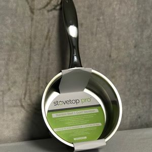Stainless steel 1 quart saucepan Induction